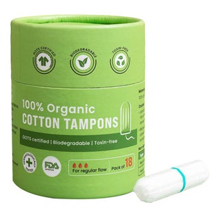 Sirona 100% Organic Cotton Tampons Regular Flow 18's