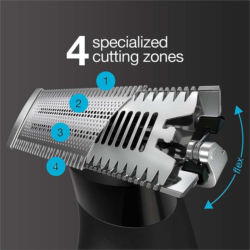 Braun Series X Wet & Dry All-In-One Tool Shaver With 6 Attachments & Pouch XT5200