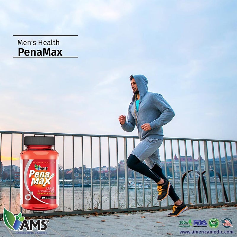 AMS PenaMax Men's Performance Enhancer Capsules, Promo Pack of 60 x 2's