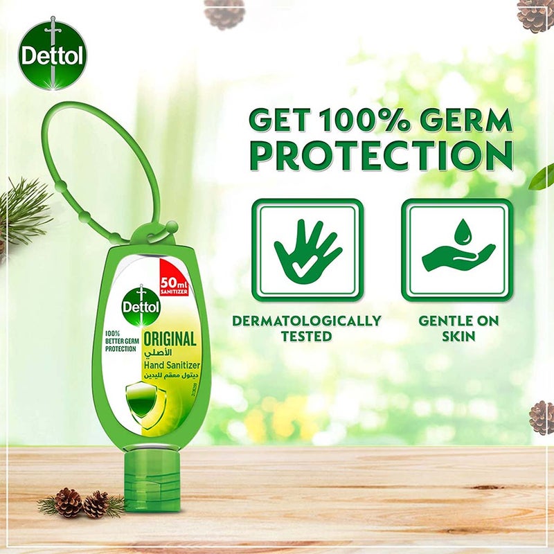 Dettol Original Rinse Free Instant Hand Sanitizer Gel With Jacket 50ml