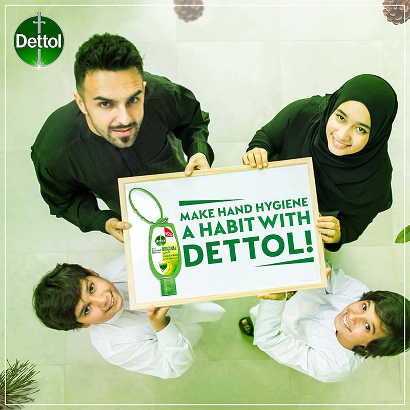 Dettol Original Rinse Free Instant Hand Sanitizer Gel With Jacket 50ml