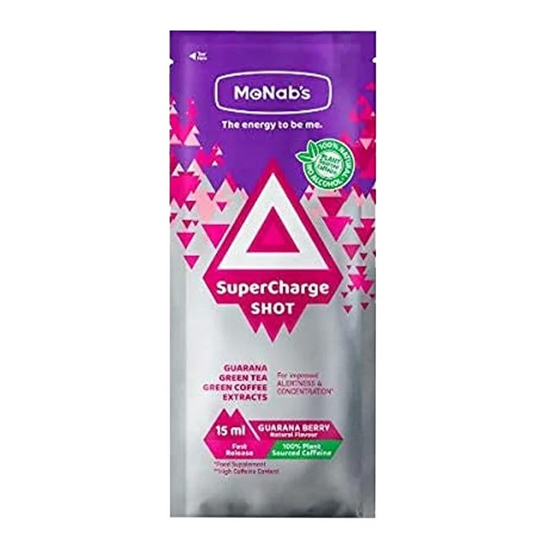 McNab's Supercharge Shot Guarana Berry 15 mL 48's