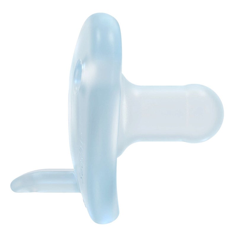 Philips Avent Curved Soothie Silicone Pacifiers For 0-6 Month Baby Mixed, Pack of 2's Assorted SCF099/20