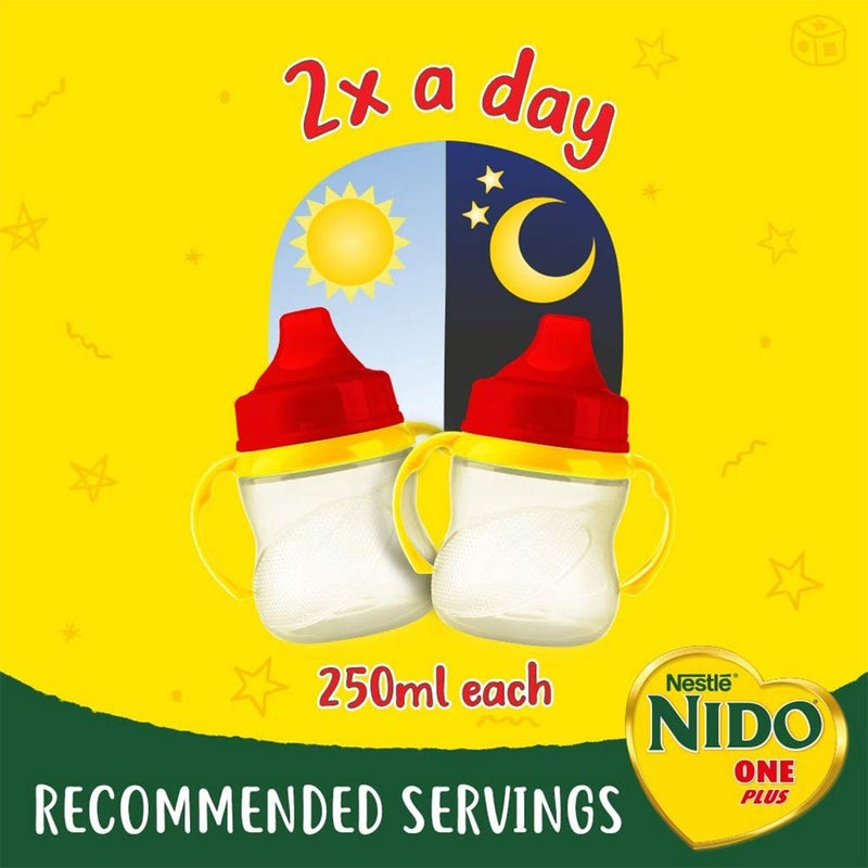 Nestle NIDO Stage 1+ Toddlers Milk Formula For 1 To 3 Years 400g
