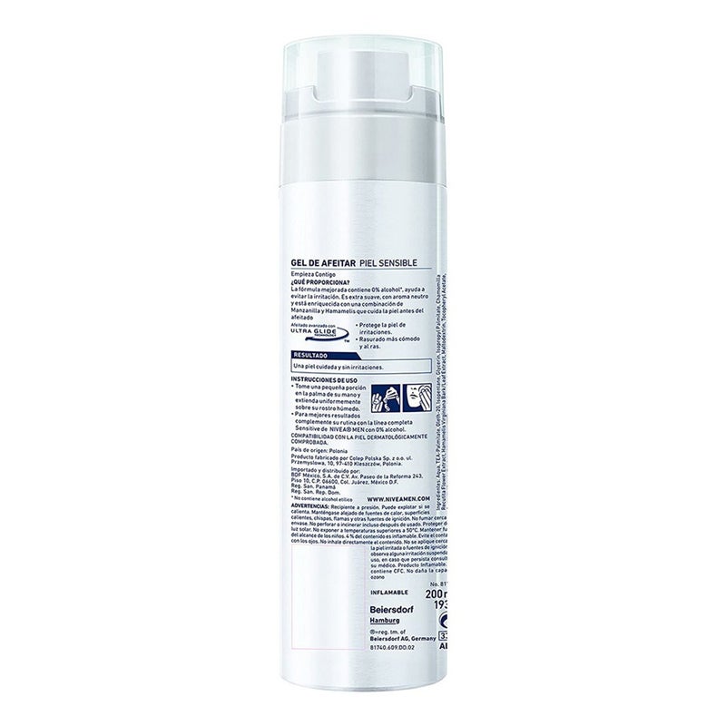 Nivea Men Sensitive Shaving Gel 200 mL