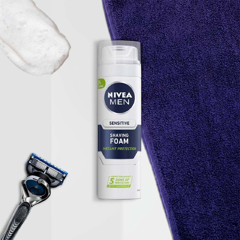 Nivea Men Sensitive Shaving Foam 200 mL