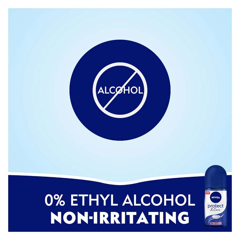 Nivea Protect & Care 48H Antiperspirant Roll On For Women 50ml