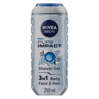 Nivea Men Pure Impact 3 in 1 Face, Body & Hair Shower Gel 250ml