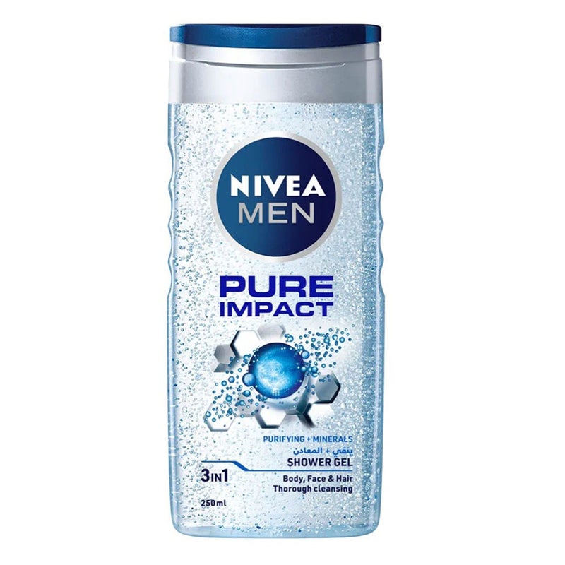 Nivea Men Pure Impact Shower Gel 250 mL