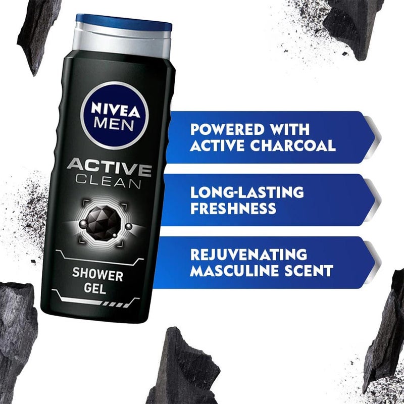 Nivea Men Active Clean Shower Gel 250ml
