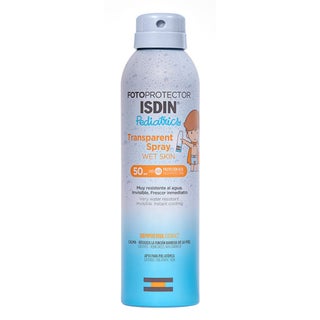 Isdin Pediatrics Fotoprotector Wet Skin Transparent Spray With SPF50+ 250ml