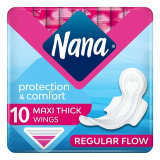Nana Maxi Thick Regular Wings Sanitary Pad 10's