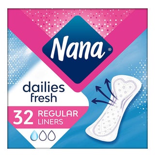 Nana Dailies Fresh Regular Pantyliners 32's