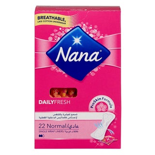 Nana Daily Fresh Normal Single Wrap Pantyliners 22's