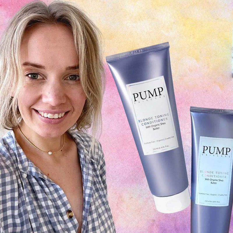 Pump Blonde Toning Conditioner With Organic Shea Butter 250ml