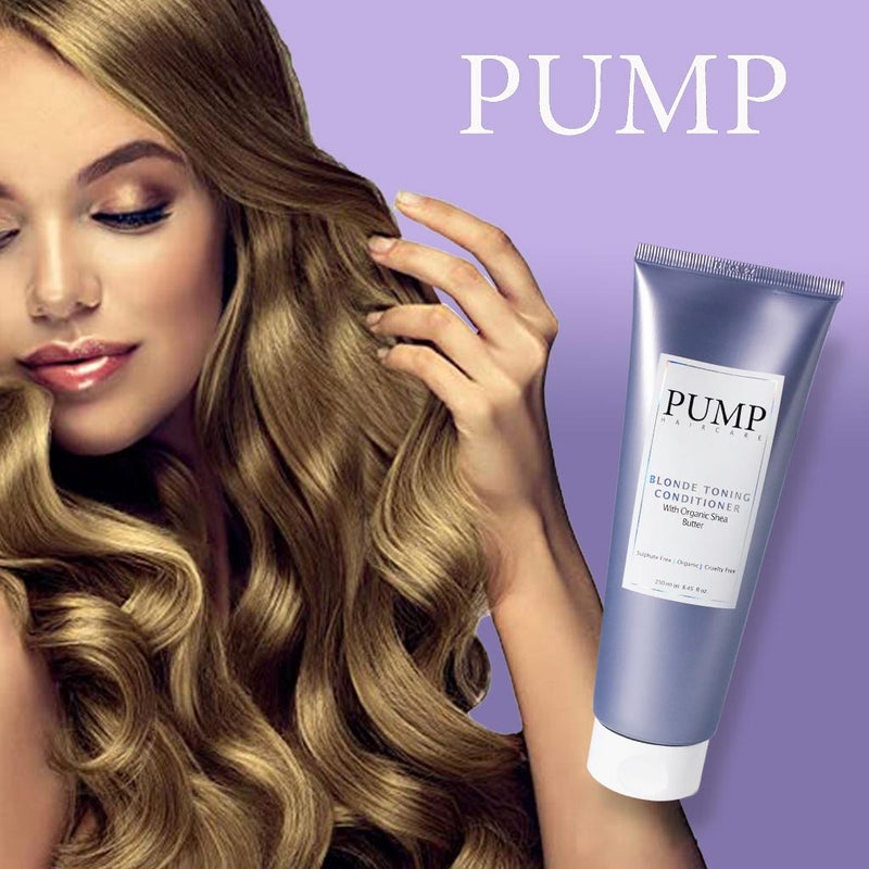 Pump Blonde Toning Conditioner With Organic Shea Butter 250ml