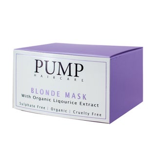 Pump Blonde Hair Mask With Organic Liquorice Extract 250ml