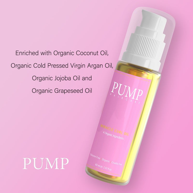 Pump Organic Miracle Curl Oil 60ml