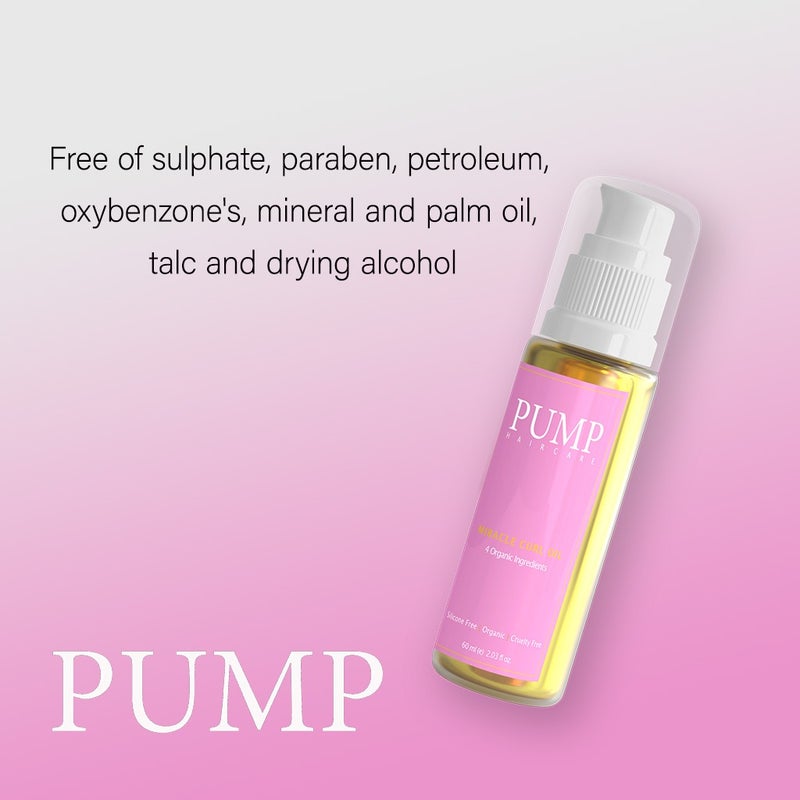 Pump Organic Miracle Curl Oil 60ml