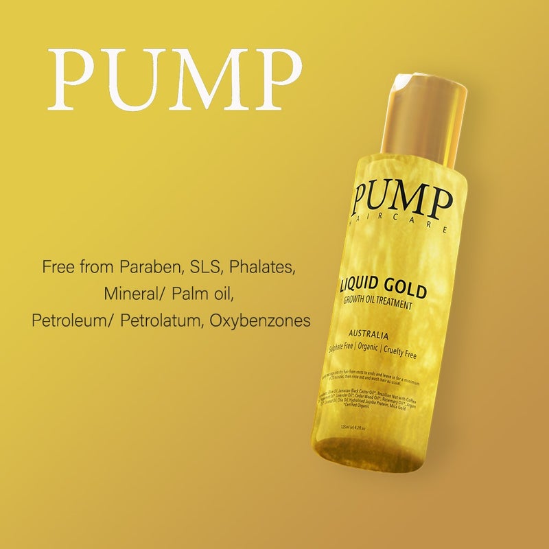 Pump Liquid Gold Growth Oil Treatment 125ml