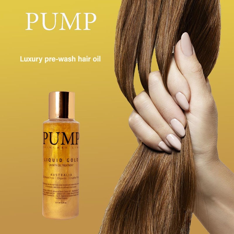 Pump Liquid Gold Growth Oil Treatment 125ml