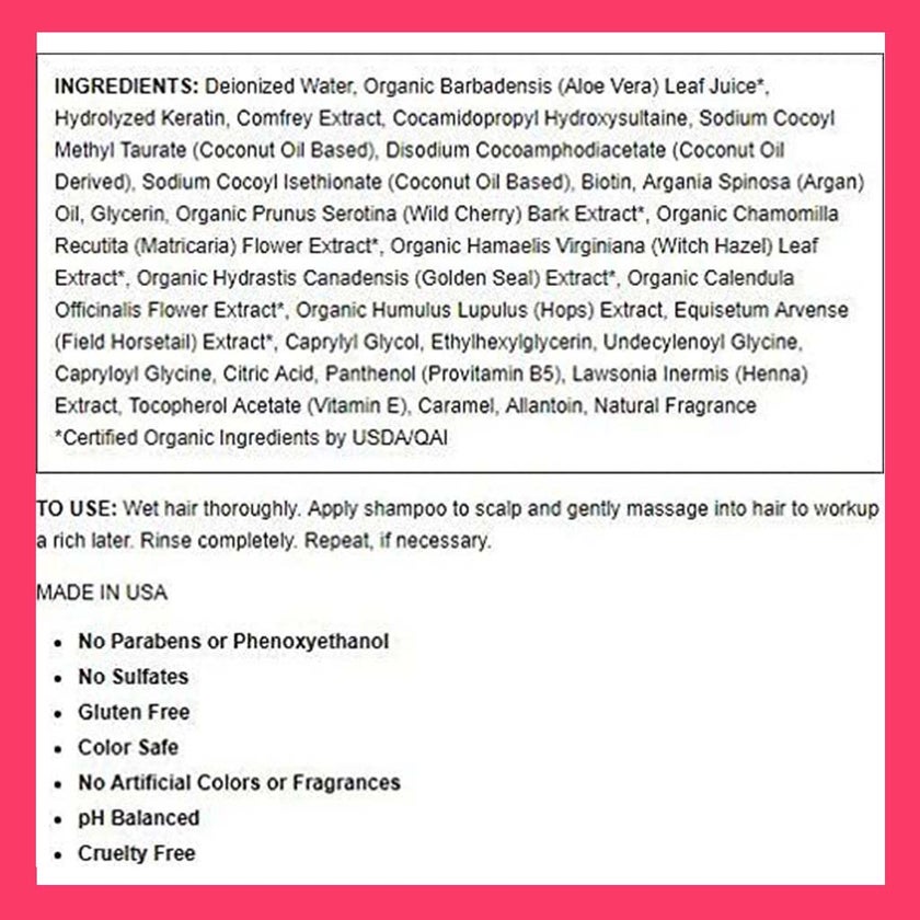 Mill Creek Botanicals Keratin Repair Shampoo For Naturally Beautiful Hair 414ml