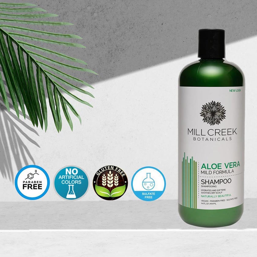Mill Creek Botanicals Aloe Vera Mild Shampoo 414ml