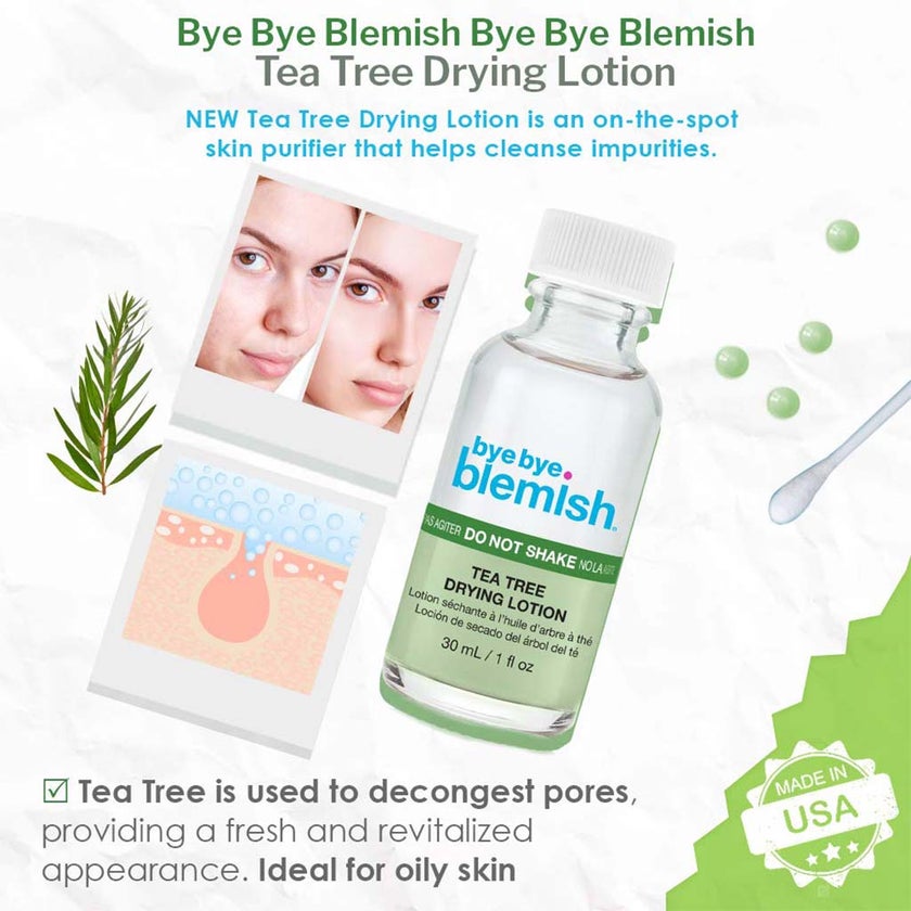 Bye Bye Blemish Tea Tree Oil + Salicylic Acid Blemish Drying Lotion 30ml