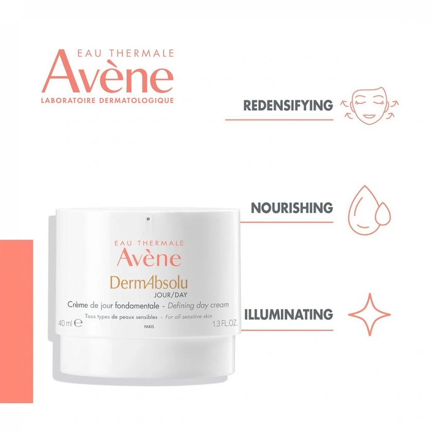 Avene DermAbsolu Defining Antiaging Day Cream For Sensitive Skin 40ml