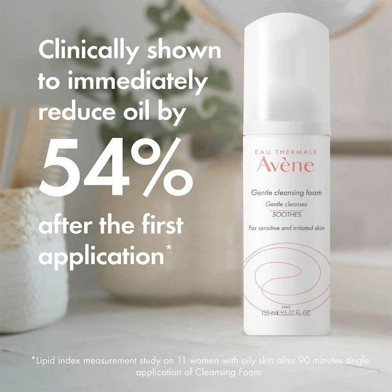 Avene Facial Cleansing Foam For Sensitive Skin 150ml