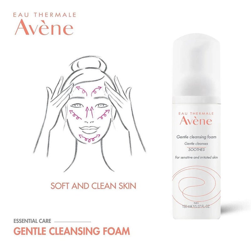 Avene Facial Cleansing Foam For Sensitive Skin 150ml