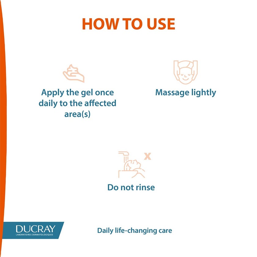 Ducray Rubefiant Scalp Stimulating Tonifying Gel 30ml