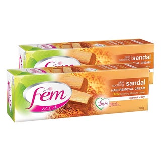 Fem USA Hair Removal Cream Sandal Twin Pack 120 g 2's