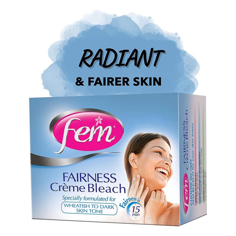 Fem USA Fairness Cream Bleach Milk With Pearl And Peach 50gm