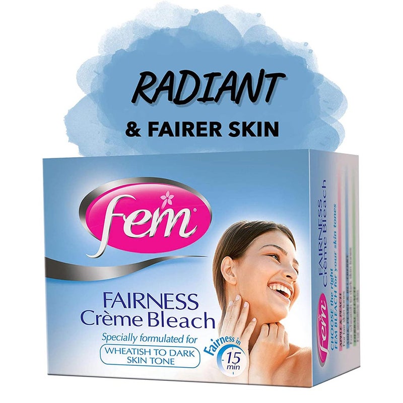 Fem USA Fairness Cream Bleach Milk With Pearl And Peach 100gm