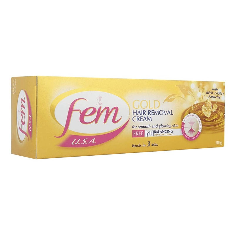 Fem USA Hair Removal Cream Gold 110 g