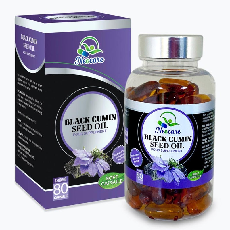 Neocare Black Cumin Seed Oil Soft Capsules 80's