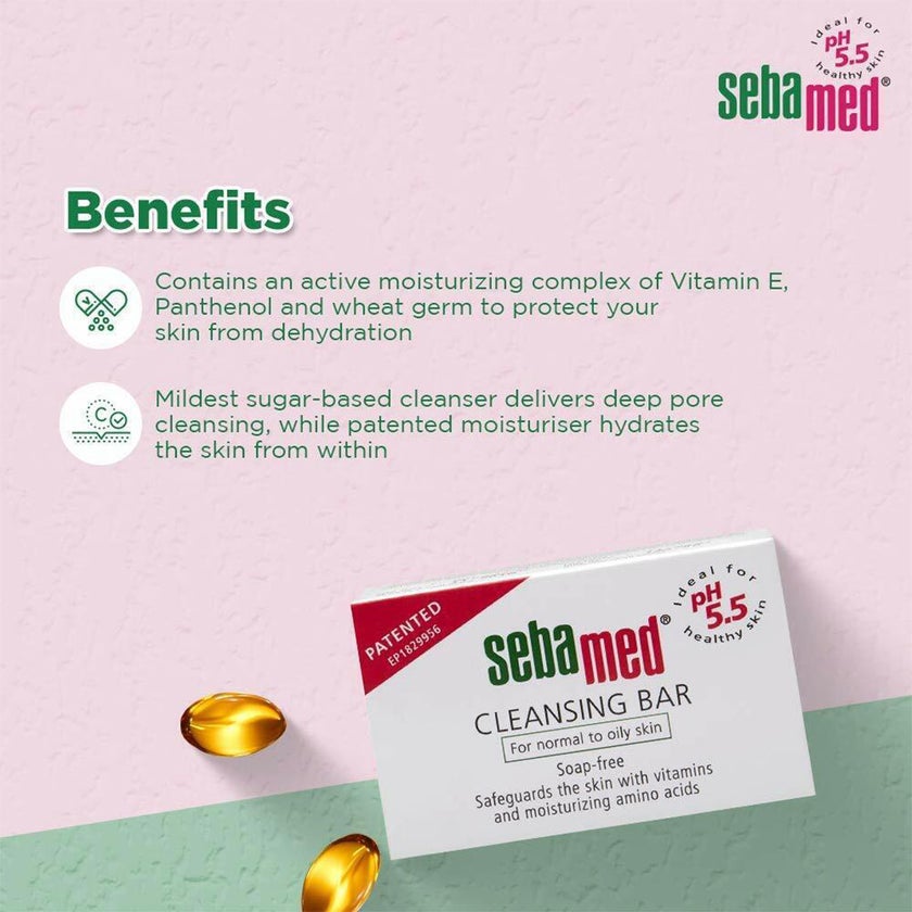 Sebamed Adult Cleansing Bar For Sensitive And Problematic Skin 150g, Pack of 2's
