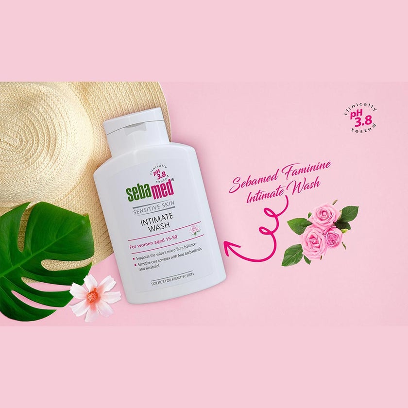 Sebamed Feminine Intimate Wash For sensitive skin PH 3.8 200ml, Pack of 2's