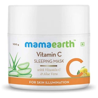 Mamaearth Vitamin C Sleeping Mask With Aloe Vera For Skin Illumination 100 g