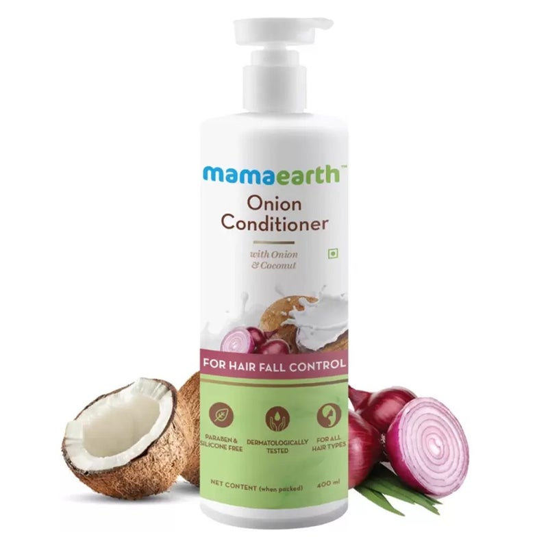 Mamaearth Onion Conditioner for Hair Growth and Hair Fall Control 400 mL