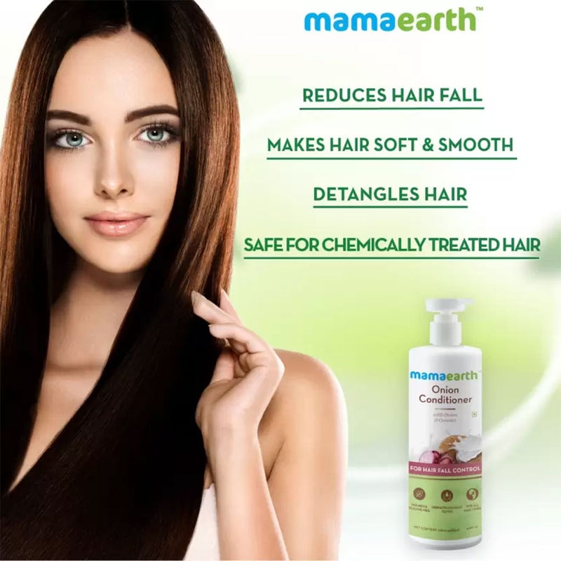 Mamaearth Onion Conditioner for Hair Growth and Hair Fall Control 400 mL