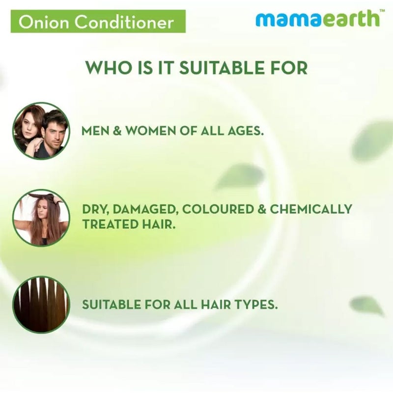 Mamaearth Onion Conditioner for Hair Growth and Hair Fall Control 400 mL