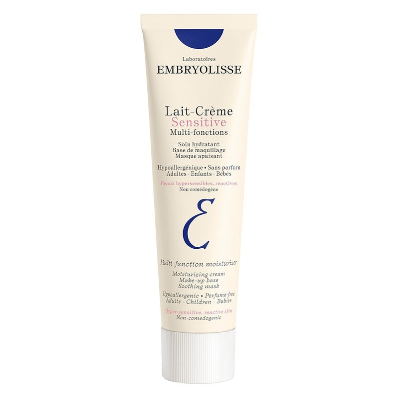 Embryolisse Lait-Creme Sensitive Fragrance Free Daily Moisturizer Cream For Face And Body 100 mL