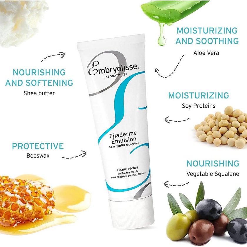 Embryolisse Filaderme Nourishing Repairing Care Emulsion For Dry Skin 75ml