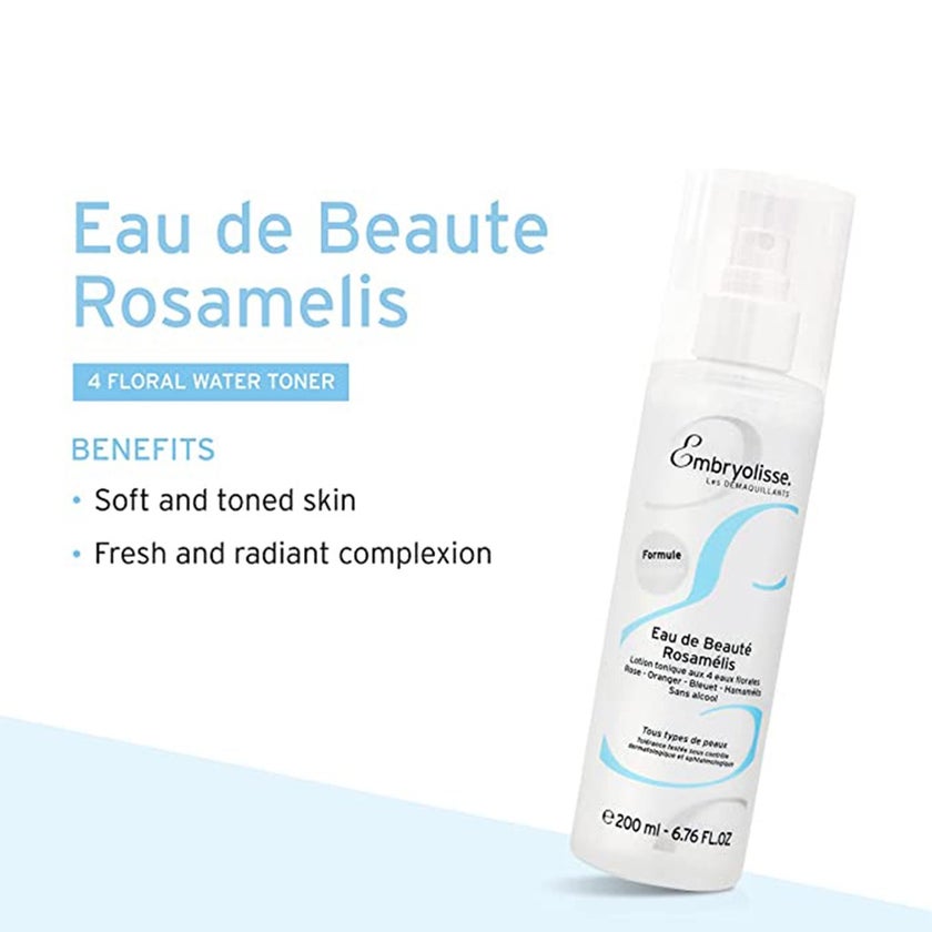 Embryolisse Eau De Beaute Alcohol Free Rosamelis Toner 200ml