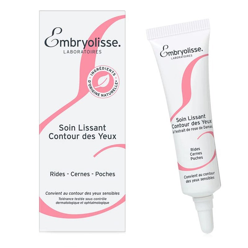 Embryolisse Smoothing Eye Contour Care Cream For Wrinkles, Dark Circles & Puffiness 15 mL