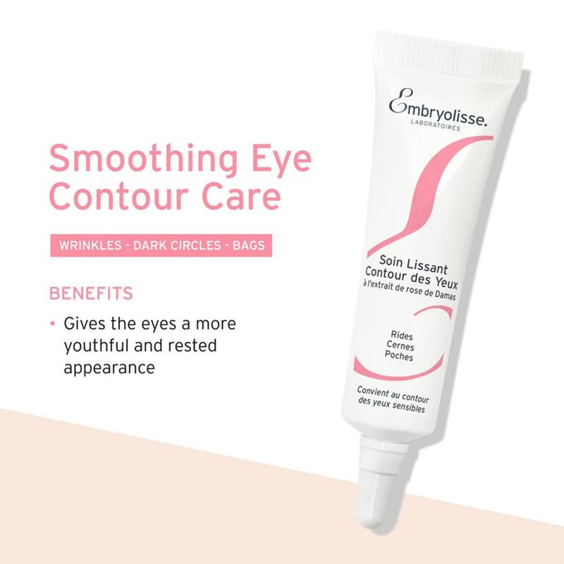 Embryolisse Smoothing Eye Contour Care Cream For Wrinkles, Dark Circles & Puffiness 15 mL