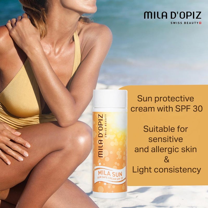 Mila D' Opiz Mila Sunscreen SPF30 Sun Safe Cream 200 mL