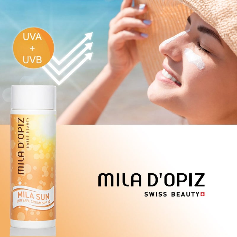 Mila D' Opiz Mila Sunscreen SPF30 Sun Safe Cream 200 mL